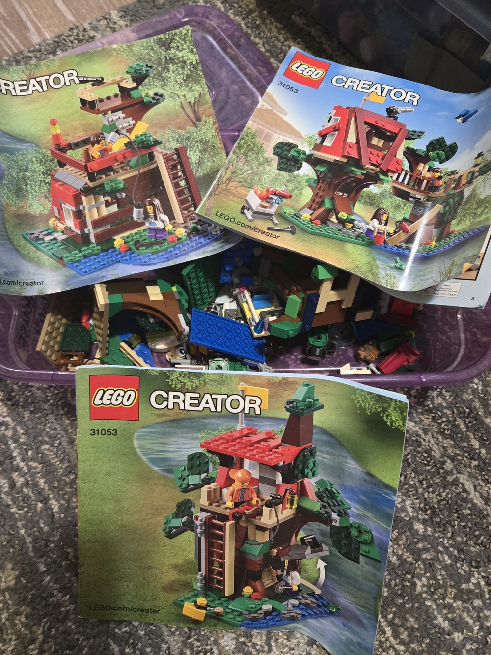 Lego Creator 3-N-1 Set #31053 "Treehouse"